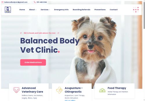 balancedbodyvetclinic.com capture - 2025-08-08 16:19:42