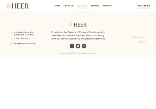 heer-basmati.com capture - 2025-08-08 18:33:40