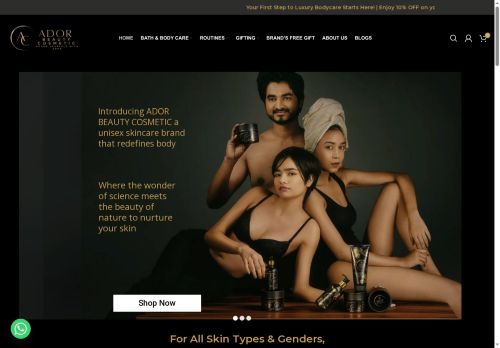 adorbeautycosmetic.com capture - 2025-08-08 23:31:26