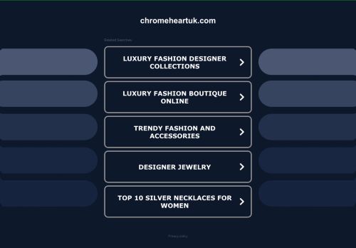 chromeheartuk.com capture - 2025-08-08 23:39:31