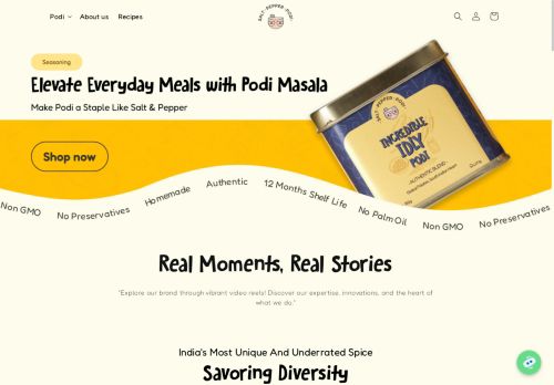 saltpepperandpodi.com capture - 2025-08-09 04:02:16