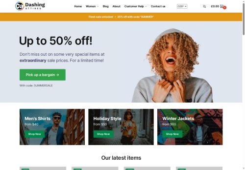 dashingattires.com capture - 2025-08-09 08:57:18
