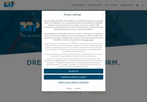 roadtoparisswimcamps.com capture - 2025-08-09 09:37:43