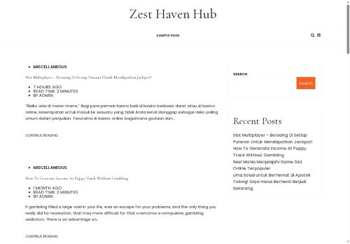 zesthavenhub.com capture - 2025-08-09 10:59:32