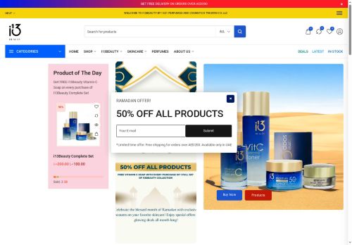 i13beauty.com capture - 2025-08-09 12:27:57