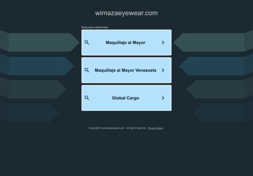 wimazaeyewear.com capture - 2025-08-09 13:19:42