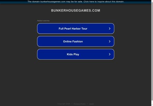 bunkerhousegames.com capture - 2025-08-09 13:35:08