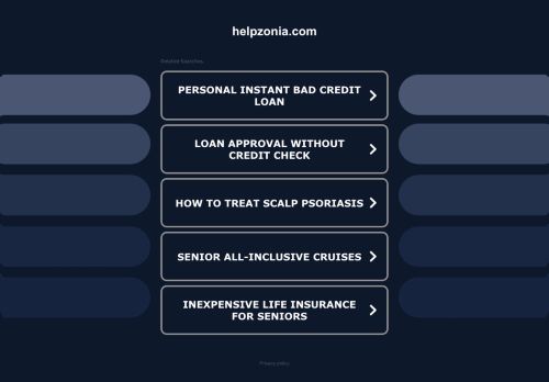 helpzonia.com capture - 2025-08-09 16:43:24