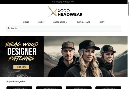 xodoheadwear.com capture - 2025-08-09 17:28:01