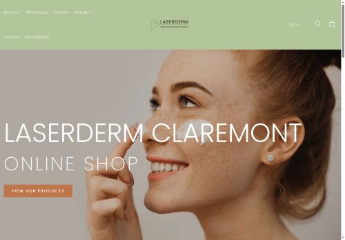 laserdermclaremontshop.com capture - 2025-08-09 18:01:00