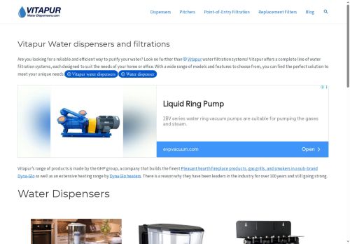 vitapurwaterdispensers.com capture - 2025-08-09 22:52:24