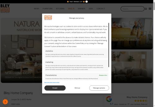 bley-homecompany.com capture - 2025-08-10 01:25:23