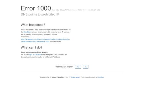 dearearthprints.com capture - 2025-08-10 06:02:39