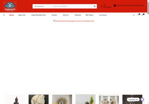 madhuramhandicraft.com capture - 2025-08-10 12:57:29