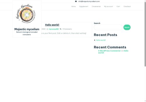 majesticmycelium.com capture - 2025-08-10 12:58:41