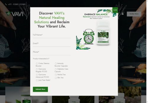 vaviherbal.com capture - 2025-08-10 13:53:10