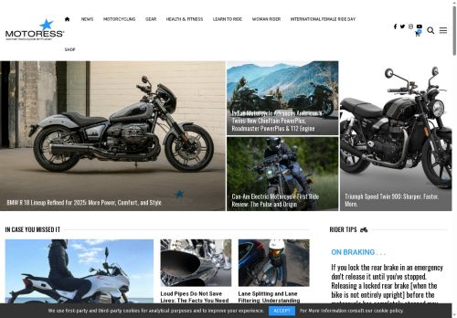 womanmotorcyclist.com capture - 2025-08-10 14:09:24