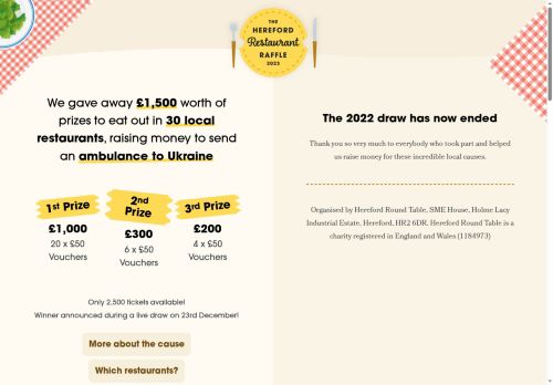 therestaurantraffle.com capture - 2025-08-10 15:52:07