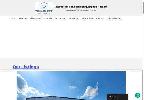 hangarsandhomes.com capture - 2025-08-10 16:14:10