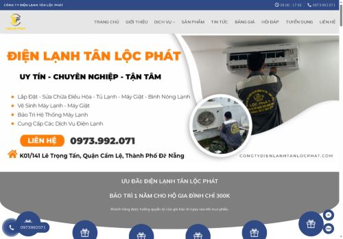 congtydienlanhtanlocphat.com capture - 2025-08-10 16:45:02