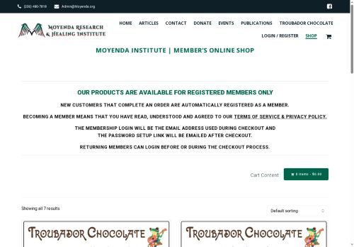 troubadorchocolate.com capture - 2025-08-10 17:13:42