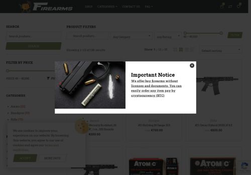 wwwfirearmsonline.com capture - 2025-08-10 17:15:37