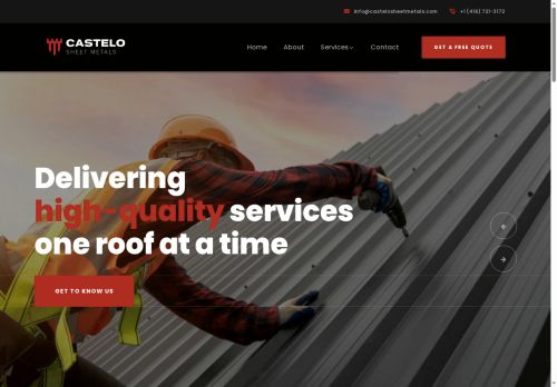 castelosheetmetals.com capture - 2025-08-10 17:22:43