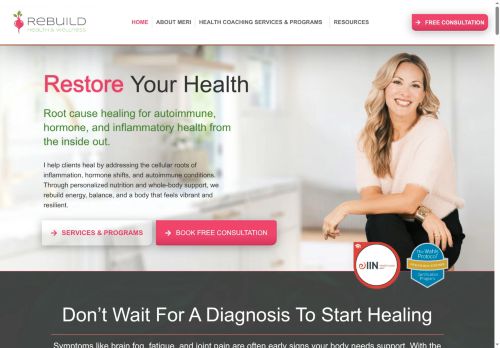 rebuildhealthcoach.com capture - 2025-08-10 19:32:01