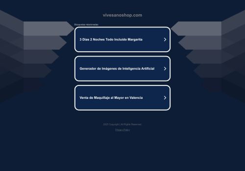 vivesanoshop.com capture - 2025-08-10 19:42:04