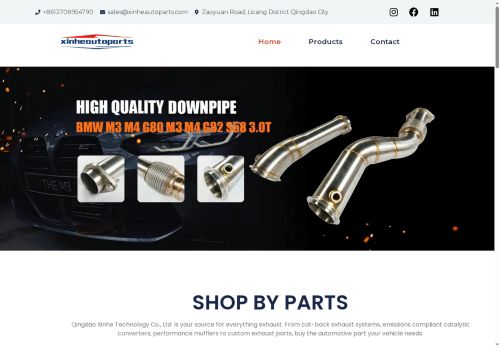 xinheautoparts.com capture - 2025-08-10 21:43:37
