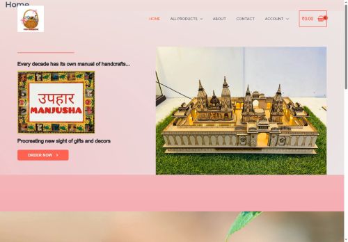 uphaarmanjusha.com capture - 2025-08-10 23:29:58