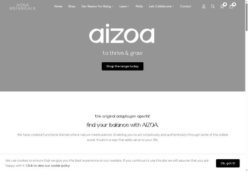 aizoabotanicals.com capture - 2025-08-10 23:33:56