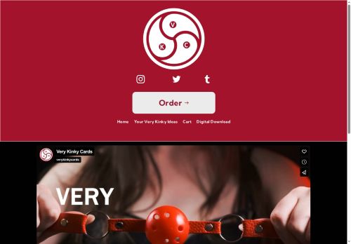 verykinkycards.com capture - 2025-08-11 00:05:32