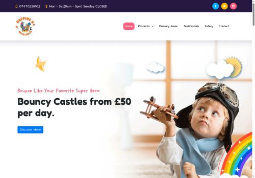 hoppinghinflatables.com capture - 2025-08-11 00:56:37