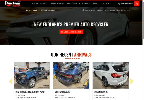 chuckransautoparts.com capture - 2025-08-11 02:34:01