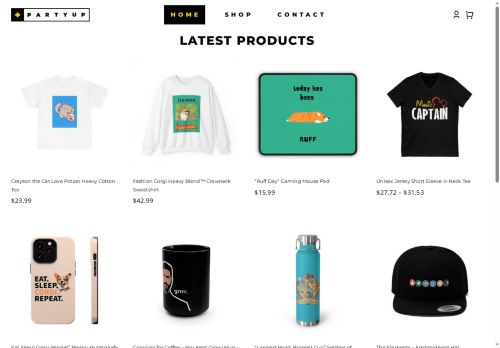 partyupstuff.com capture - 2025-08-11 04:45:47