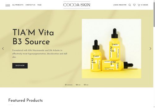 cocoaskinzm.com capture - 2025-08-11 08:30:02