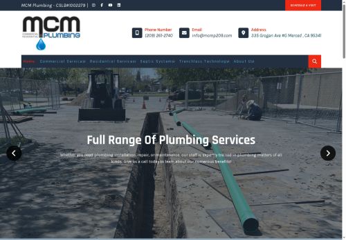 mcmplumbing209.com capture - 2025-08-11 09:15:30