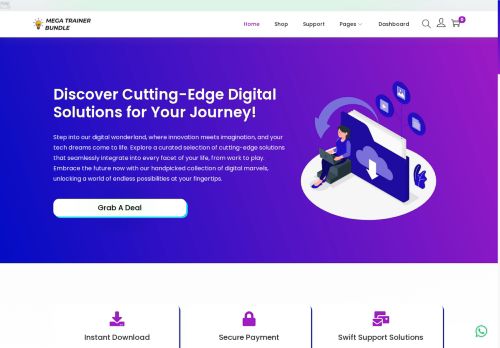 megatrainerbundle.com capture - 2025-08-11 09:15:30