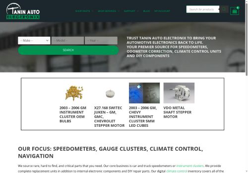 taninautoelectronics.com capture - 2025-08-11 09:27:18