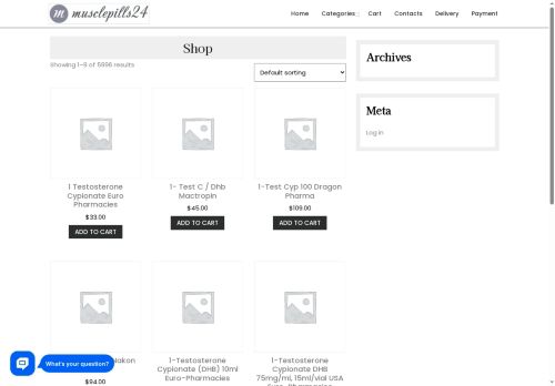 musclepills24.com capture - 2025-08-11 09:45:07