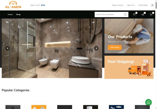 al-amin-sanitary.com capture - 2025-08-11 10:17:27