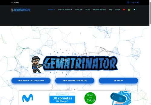 gematrinator85.com capture - 2025-08-11 11:14:39
