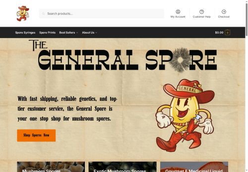 thegeneralspore.com capture - 2025-08-11 12:13:53