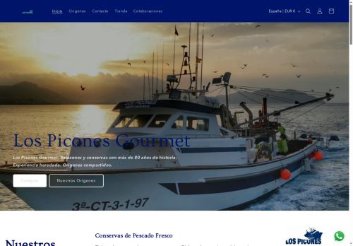lospiconesgourmet.com capture - 2025-08-11 13:22:52