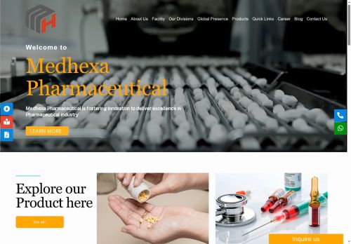medhexapharma.com capture - 2025-08-12 05:21:22