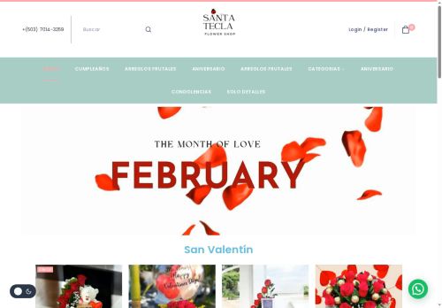 floristeriasensantatecla.com capture - 2025-08-12 08:33:55