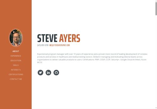 steveayersphd.com capture - 2025-08-12 13:58:58