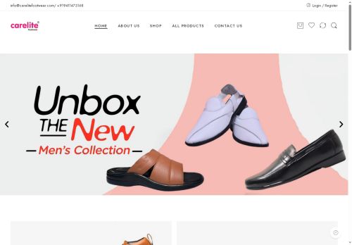 carelitefootwear.com capture - 2025-08-12 14:53:28