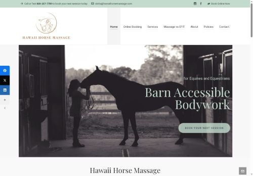 hawaiihorsemassage.com capture - 2025-08-12 17:15:00